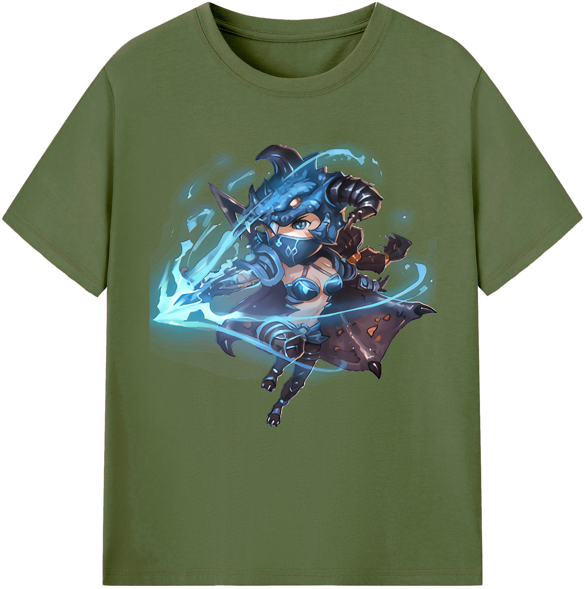 リーグ・オブ・レジェンド League of Legends LOL 綿100％半袖Tシャツ（フロントプリント）